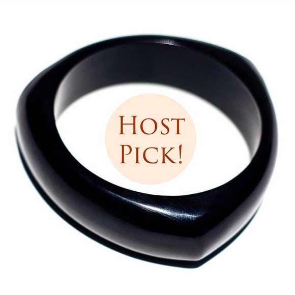 Vintage Jewelry - HANDMADE Triangle Vintage Repro Mod MCM Lucite Bangle!